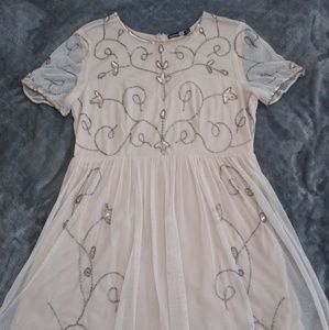 Beaded mini party dress